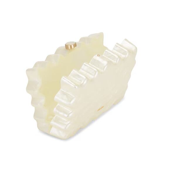 Cult Gaia Paloma Clutch in Ivory - Picture 2 of 12